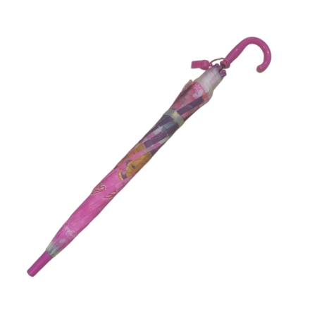 FROZEN KARLAR ÜLKESİ PEMBE DÜDÜKLÜ ŞEMSİYE
