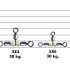 CROSSLİNE ROLLİNG SWİVEL  (T ) PAKET FIRDÖNDÜ  NO :10