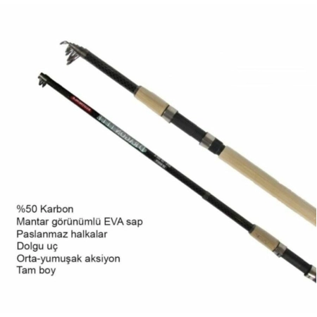 TELE DRAGON 300CM -50-100GR CARBON KAPALI BOY 75 CM