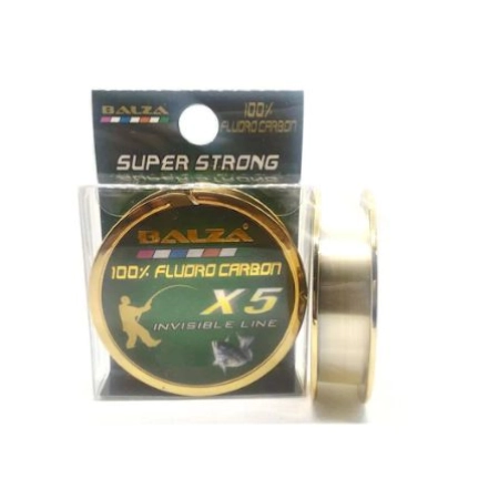 Balza X5 100% Fluora Carbon Süper Strong Olta Misinası 50Mt -0.40mm - 22.50 Kg