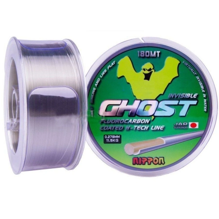 Nippon Ghost 180 mt FluoroCarbon Misina 0.27-MM-11,5KG