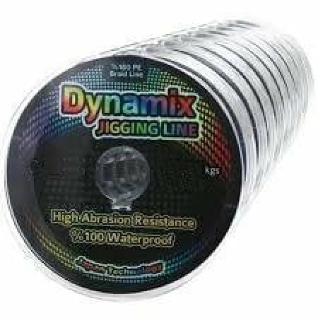 Dynamix Jigging 100 Metre Gri Örgü İp Misina- 52MM-69KG--40MM - 61,25KG