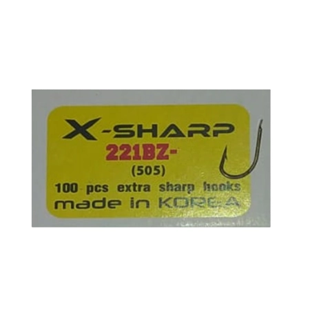 X-SHARP - 221-BZ -3-4-5-6-7-8-9-10-BRONZ 100'lü Kutu Kore İğne