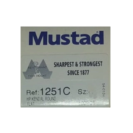 MUSTAD 1251-C-NI  100 LÜ  KUTU DÜZ İĞNE