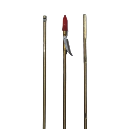 KROM PASOLU 90 LİK ZIPKIN ŞİŞ UZUNLUK  110 CM
