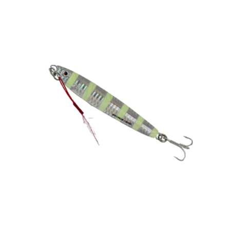 Slim Minnow 20 gr 7.5 cm Jig  Zebra Glow