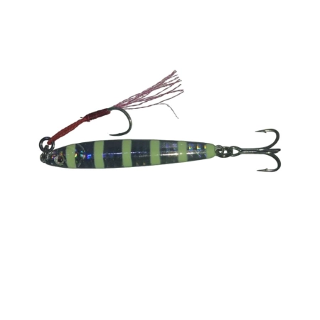 Slim Minnow 20 gr 7.5 cm Jig  Zebra Glow