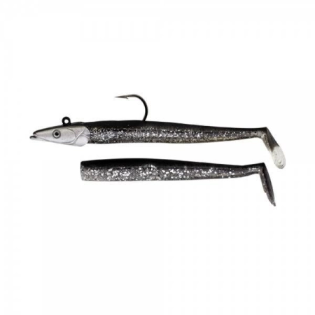 EFFE Japanese Sandeel Silikon 11cm 20gr Siyah SİMLİ