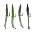 FLADEN  8,5 CM İĞNELİ SİLİKON 4 LÜ SET