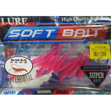 BALZA LURE SOFT BAIT 5,5MM -10 PC