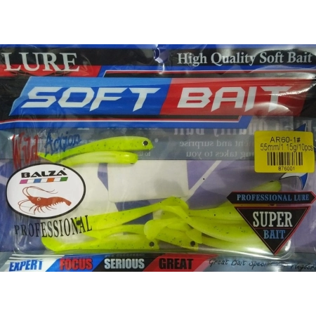 BALZA LURE SOFT BAIT 5,5MM -10 PC
