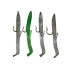 FLADEN 6,5 CM İĞNELİ SİLİKON 9 LÜ SET