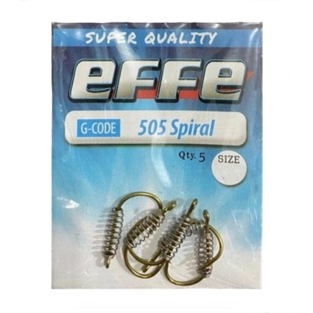 EF.FE 505-SPİRAL İĞNE,5 Lİ PAKET YAYLI İĞNE BRONZ NO 1