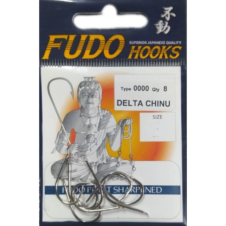 Fudo 0001-0000 DLCH-BN-NK Delta Chinu Tırtıklı Pla Black Nikel İğne