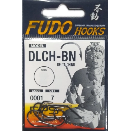 Fudo 0001-0000 DLCH-BN-NK Delta Chinu Tırtıklı Pla Black Nikel İğne