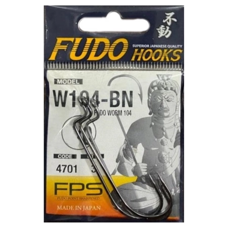 FUDO HOOKS W104-BN İĞNESİ-4701-SERİS SİYAHİ