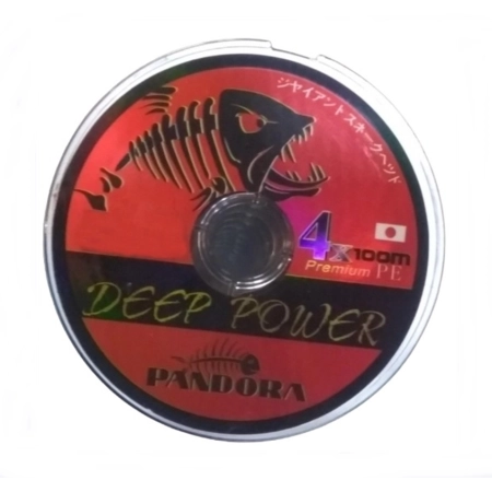 PANDORA DEEP POWER 4X 100m İP MİSİNA DİA.0.31mm Test: 25.0 KG