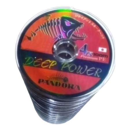 PANDORA DEEP POWER 4X 100m İP MİSİNA DİA.0.31mm Test: 25.0 KG