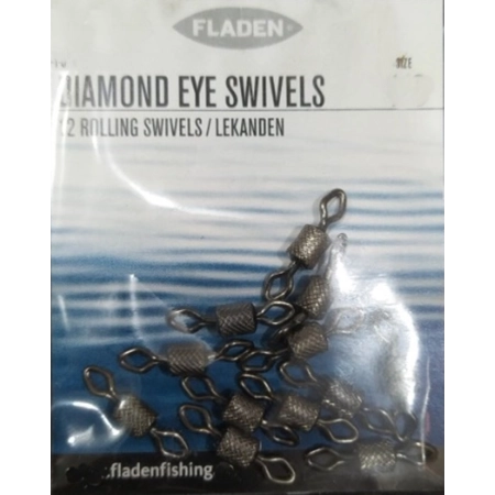 FLADEN  DIAMOND 12 ROLLING SWIVELS / LEKANDEN FIRDÖNDÜ  PAKET