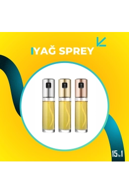 Sprey Cam Şişe Yağdanlık 100 ml