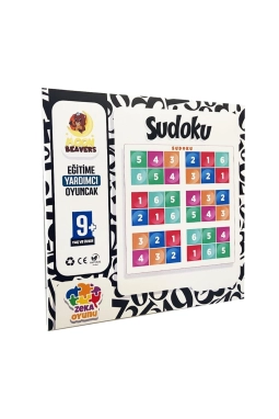 Ahşap Sudoku - Eğitici, Öğretici ve Geliştirici Zeka Oyuncağı (20x20 cm)