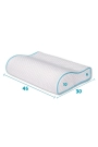 Visco Classic Ortopedik Boyun Yastığı - 45x30x10/6 cm