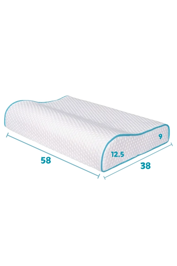 Visco Classic XL Ortopedik Boyun Yastığı - 58x38x12,5/9 cm