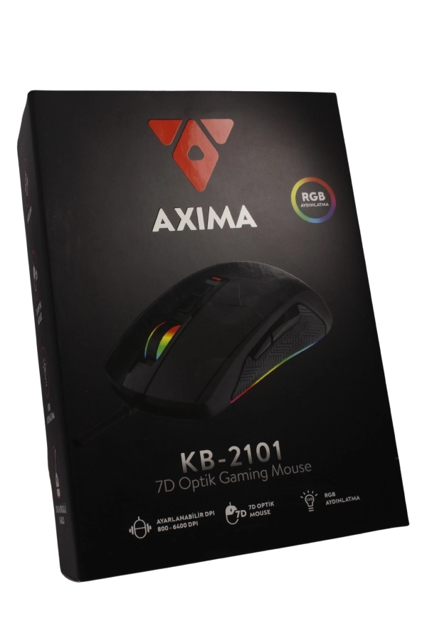 Yüksek Performanslı RGB Aydınlatmalı Optik Mouse – 5000-10000 DPI, 7 Buton