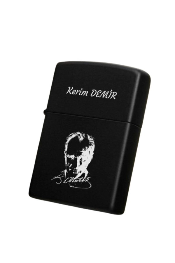 Atatürk Imzalı Isme Özel Benzinli Çakmak