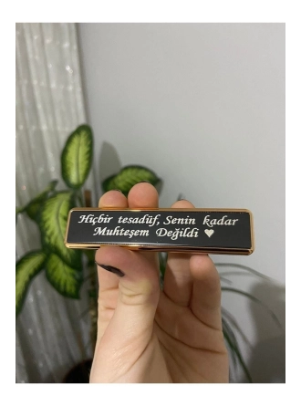 Istediğin Özel Yazıyı Yazdırabileceğin Kişiye Özel Usb Şarjlı Çakmak